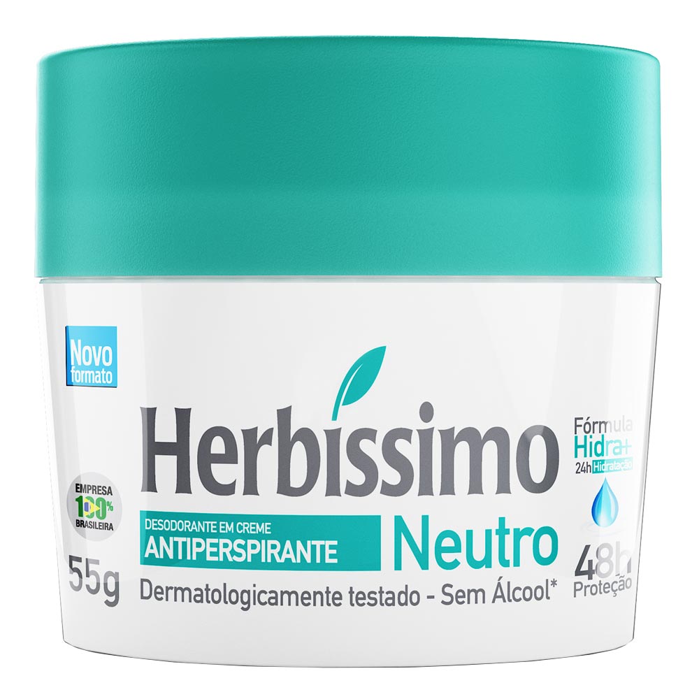 DESODORANTE CREME HERBISSIMO 55G NEUTRO AIR