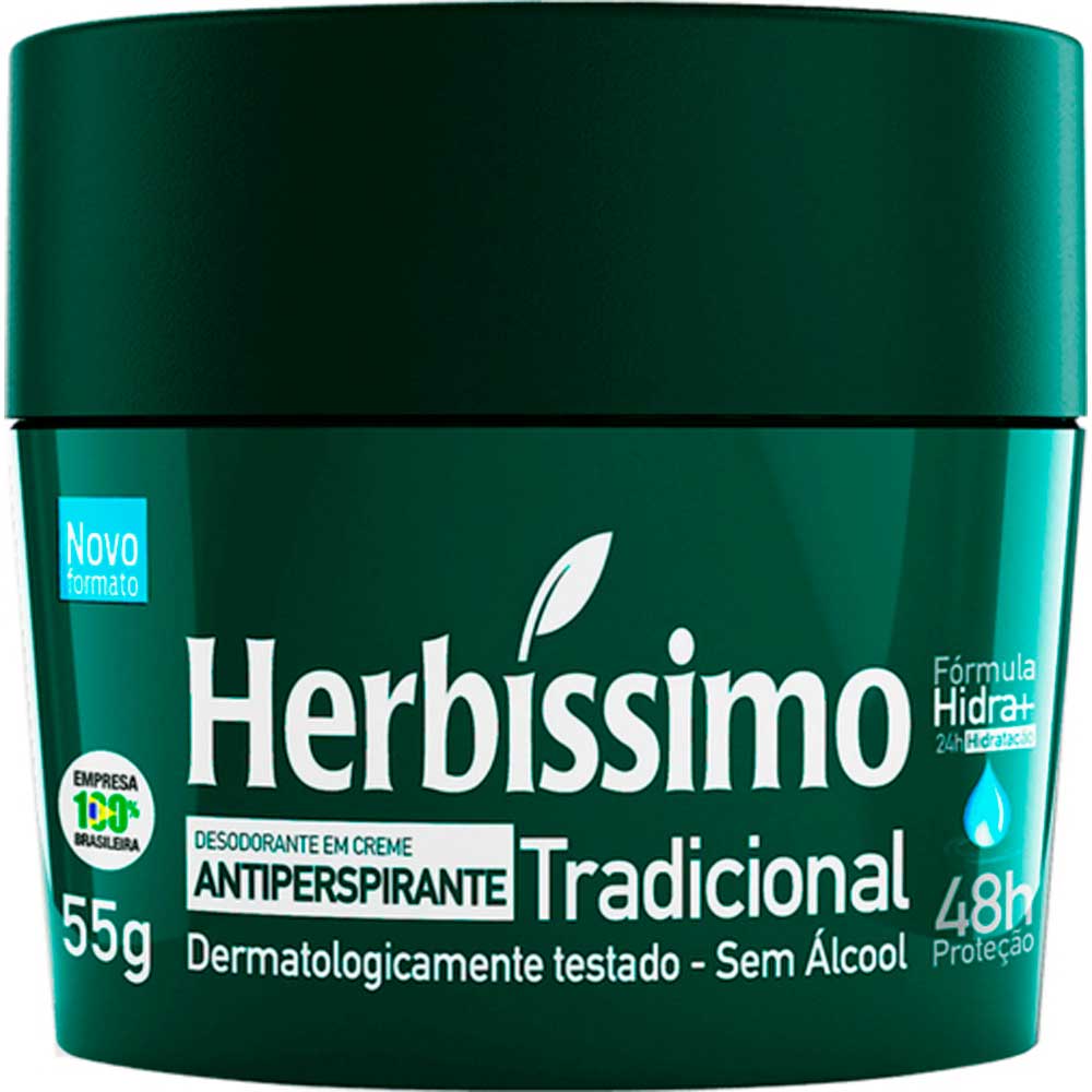 DESODORANTE CREME HERBISSIMO 55G TRADICIONAL