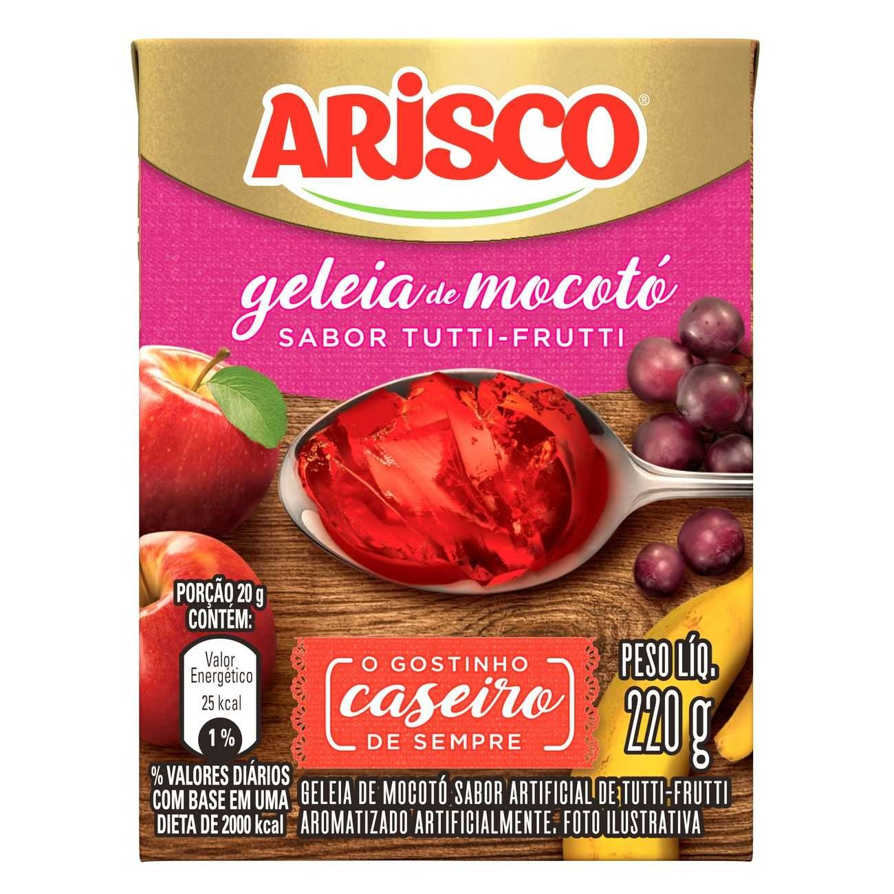 GELEIA MOCOTO ARISCO TP 220 G TUTTI FRUTI