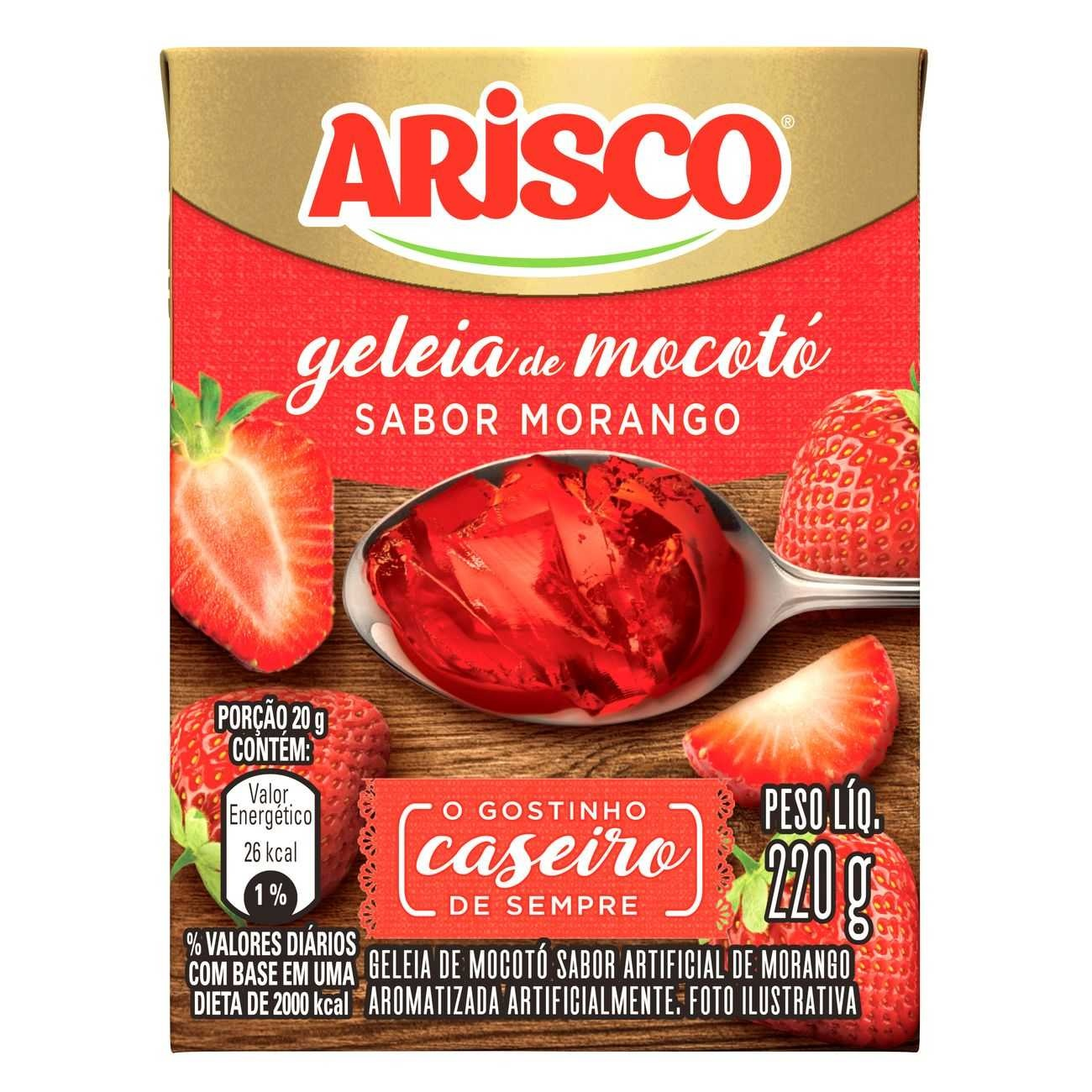GELEIA MOCOTO ARISCO TP 220 G MORANGO