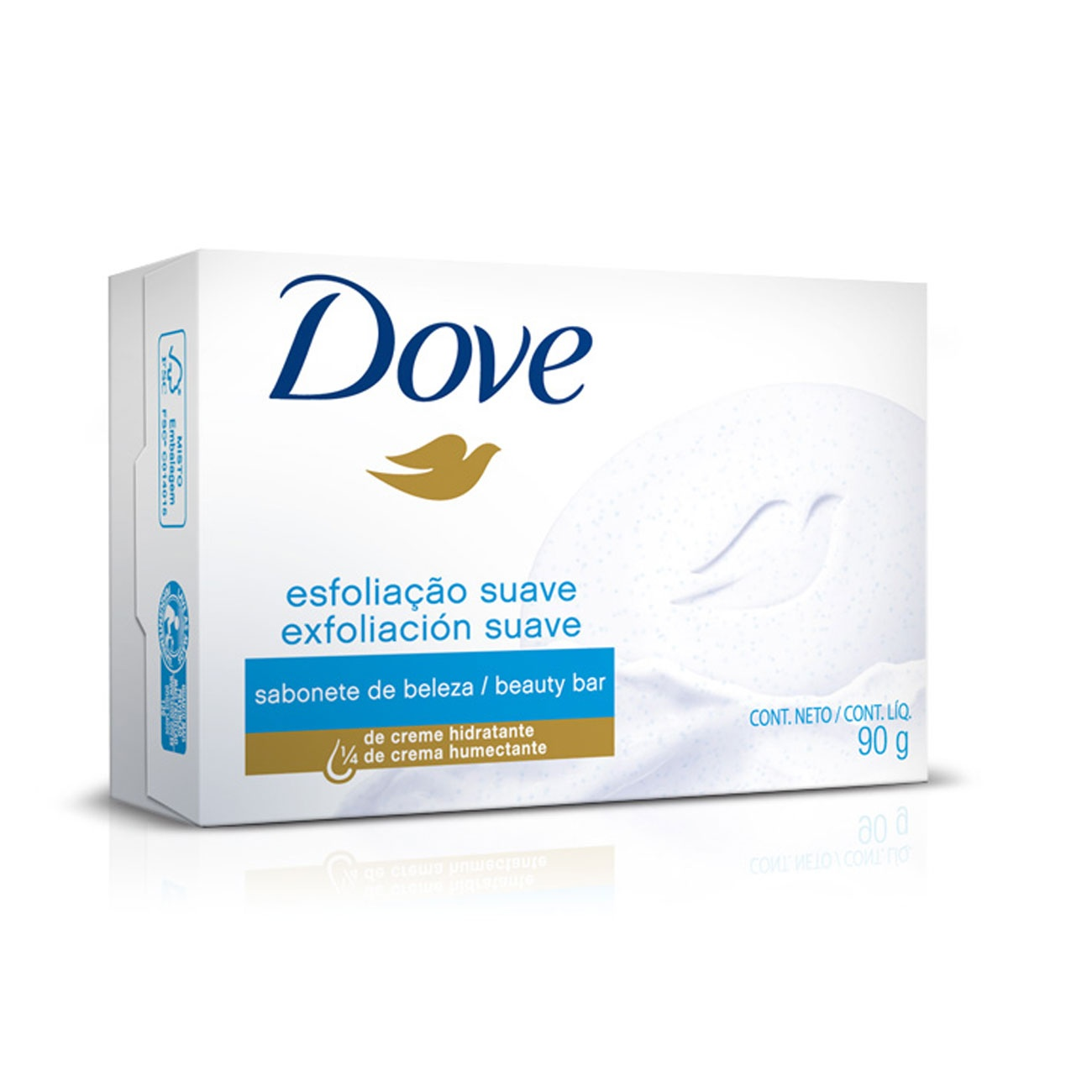 SABONETE DOVE 90G ESFOLIACAO DIARIA