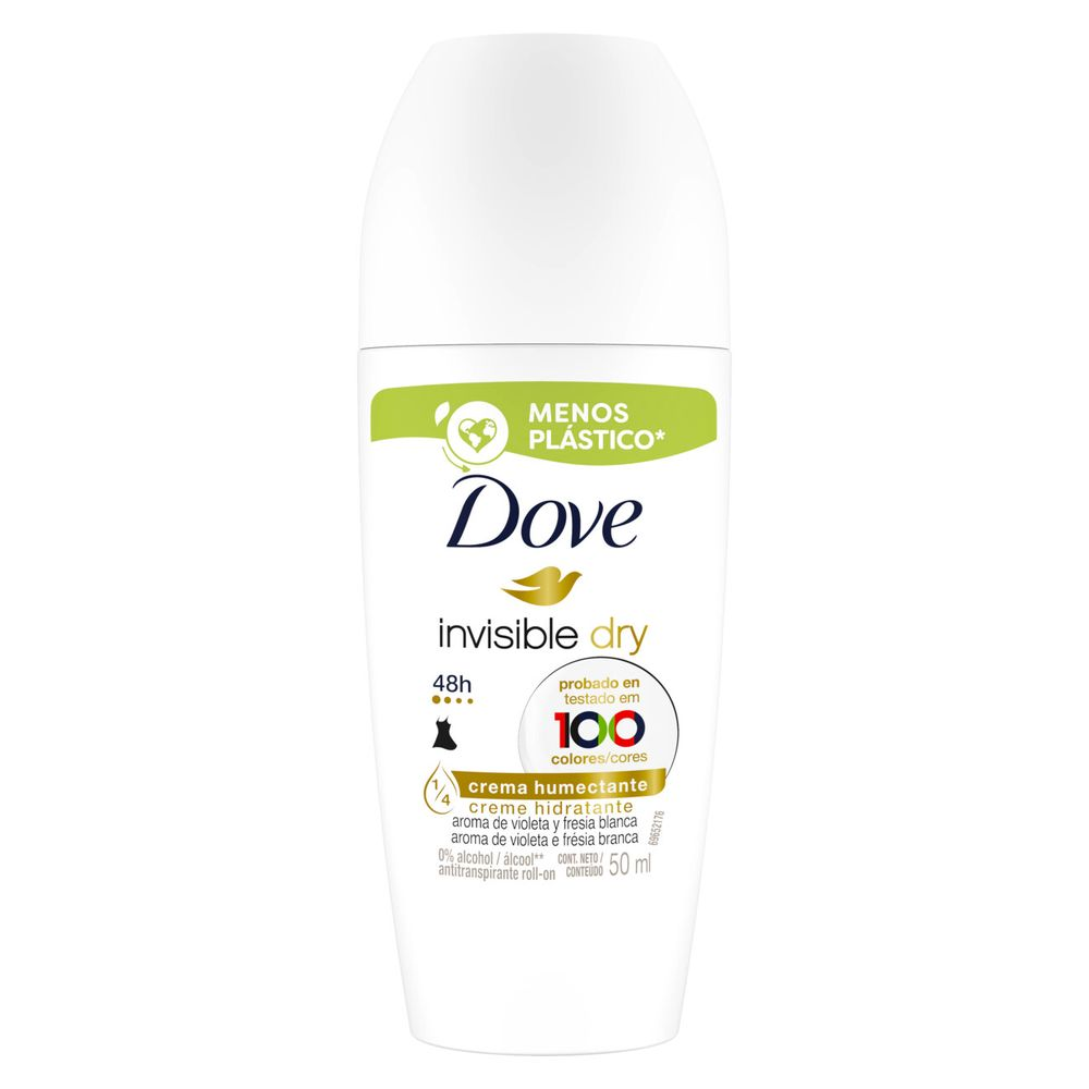 DESODORANTE ROLLON DOVE 50ML INVISIBLE DESODORANTE ROLLONY