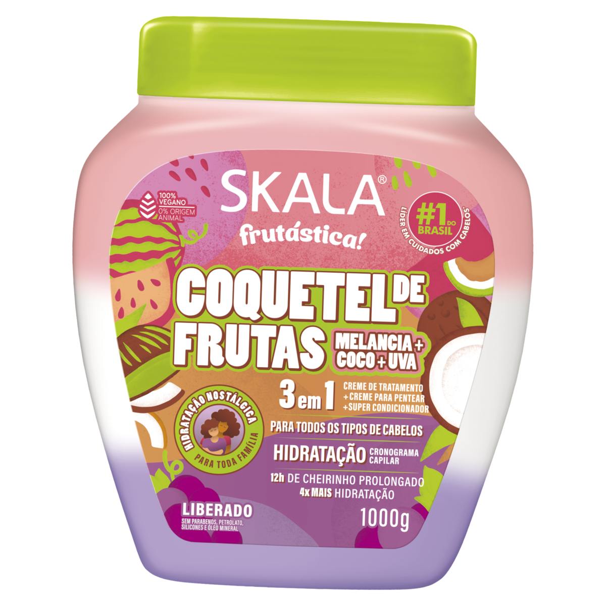 CREME DE TRATAMENTO SKALA 1KG COQUETEL DE FRUTAS