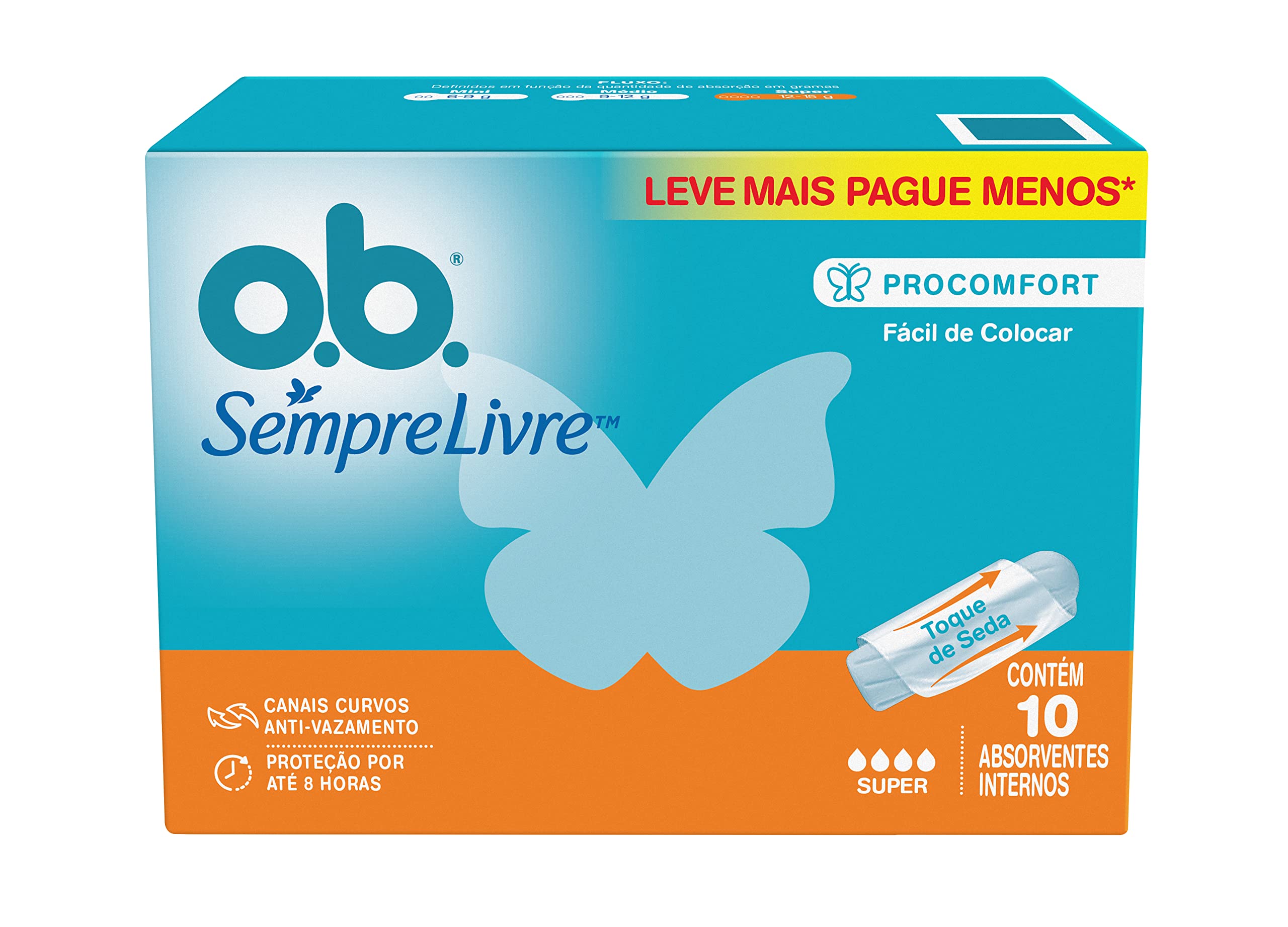 ABSORVENTE INT O.B. L10 P8 SUPER