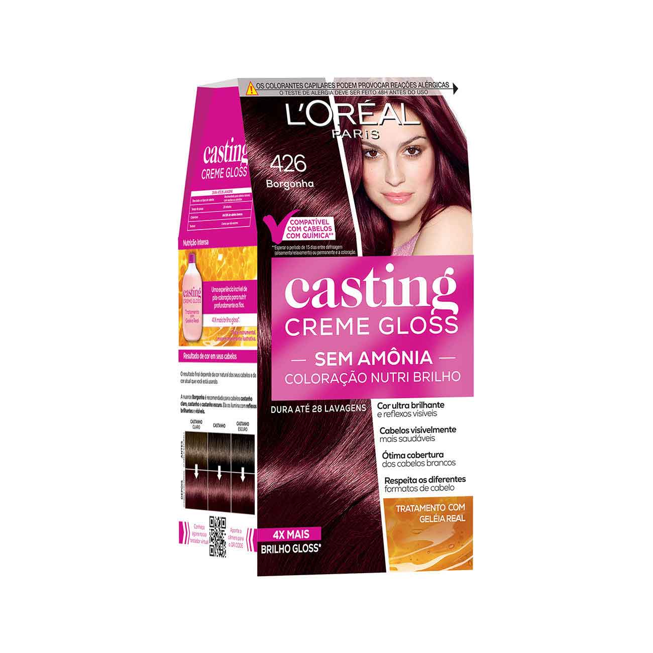 COLORACAO CASTING CREME GLOSS 426 BORGONHA