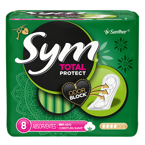 ABSORVENTE SYM S/ABAS C/8 UN COB. SUAVE