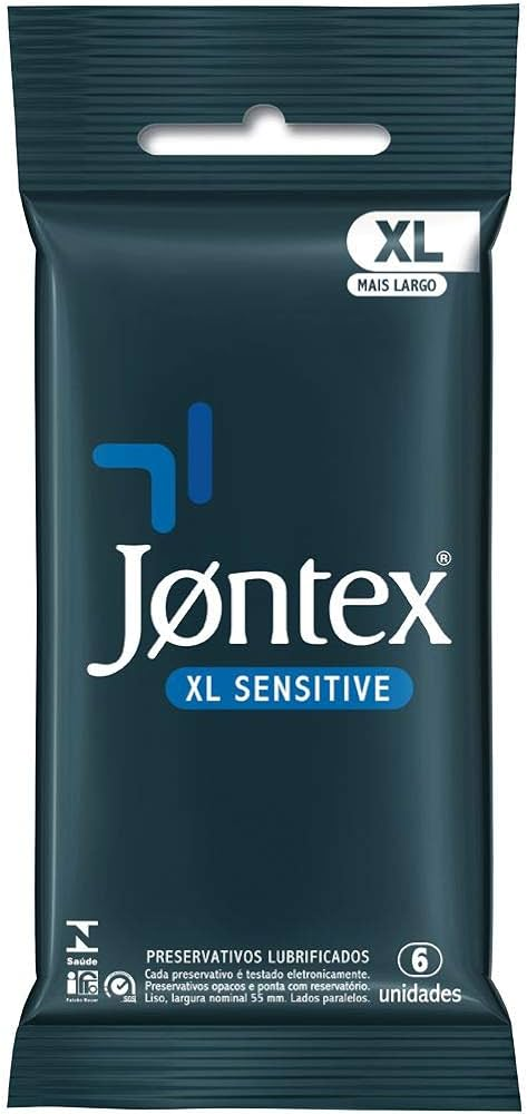 PRESERVATIVO JONTEX LUBRIFICADO XL SENSIT.C/6 UN FP