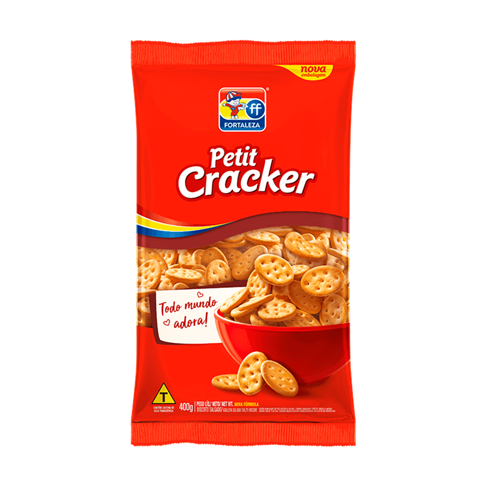 BISCOITO FORTALEZA PETIT CRACKER 400G
