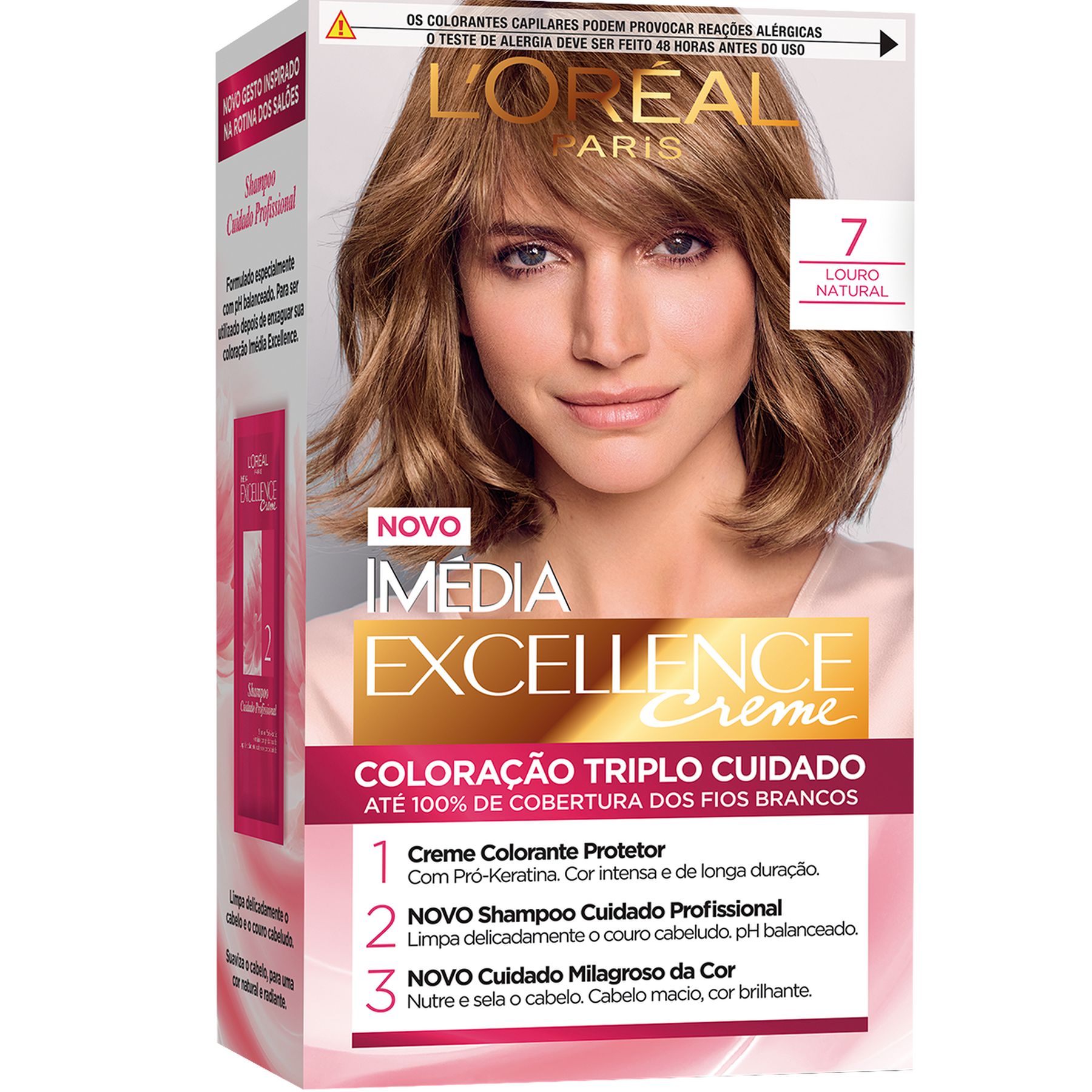 COLORACAO IMEDIA EXC 7 LOURO NATURAL