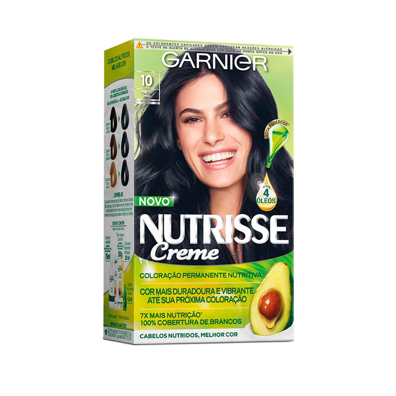 COLORACAO NUTRISSE 10 PRETO ONIX