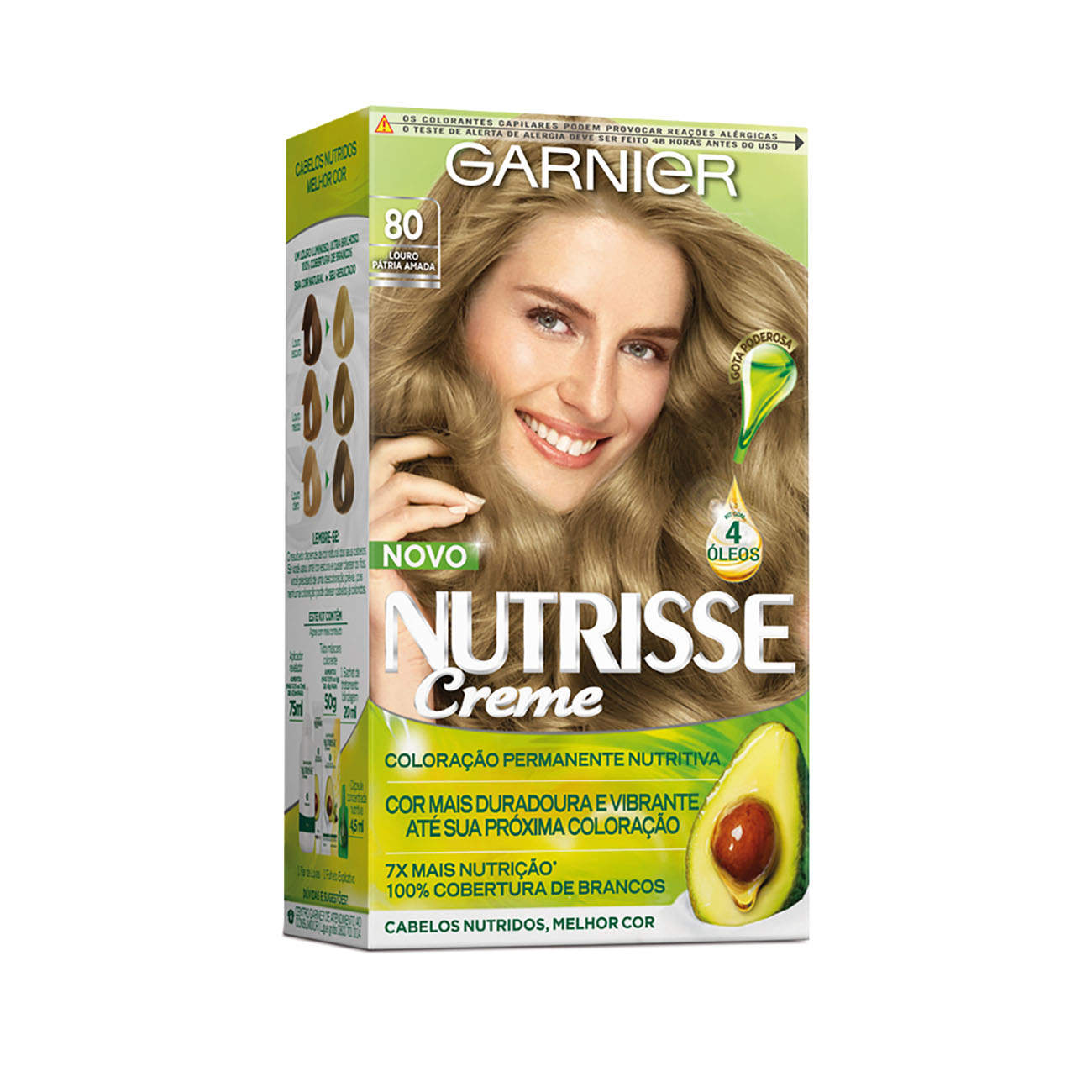 COLORACAO NUTRISSE 80 LOURO PATRIA AMADA