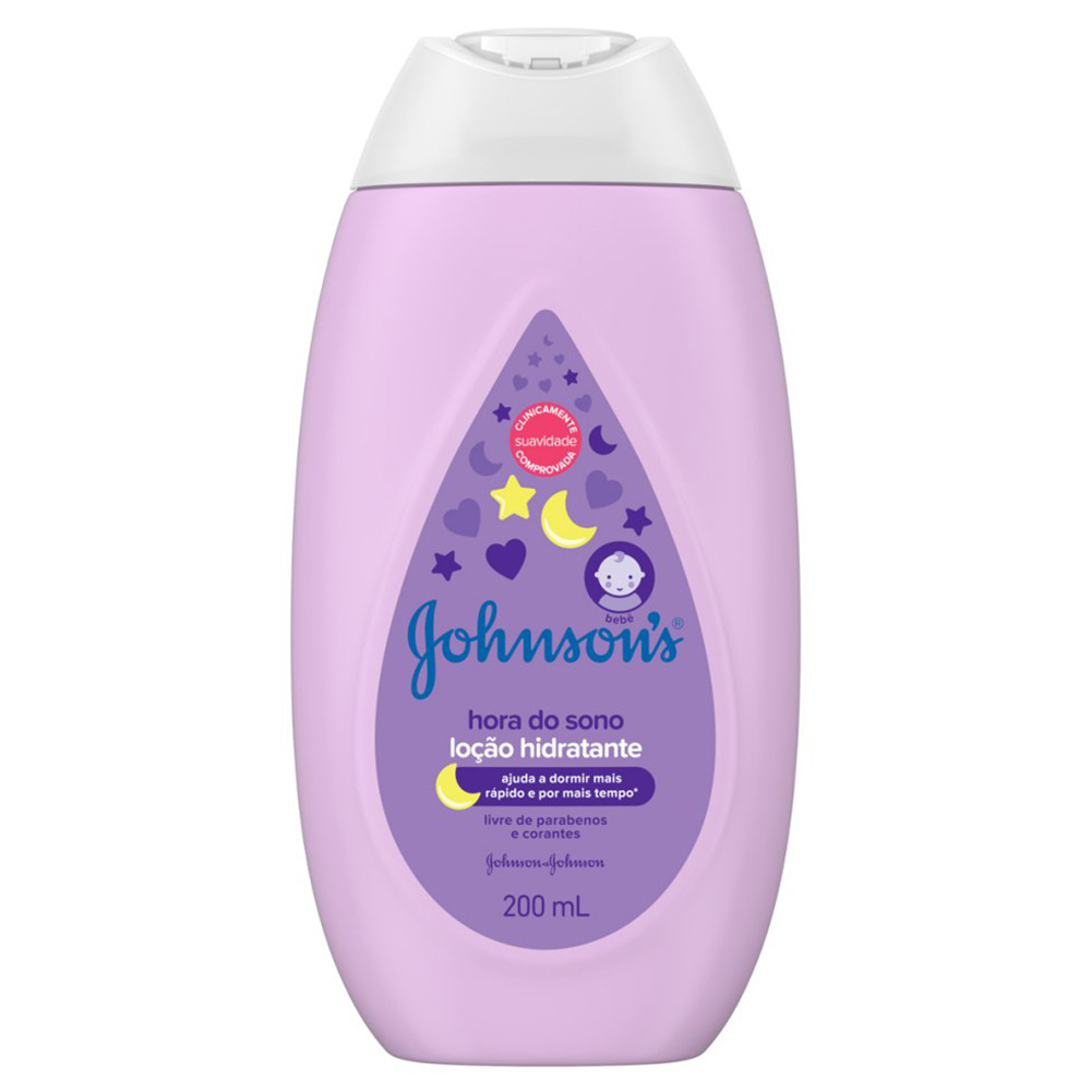 LOCAO INF J&J HID BABY 200 ML HORA DO SONO