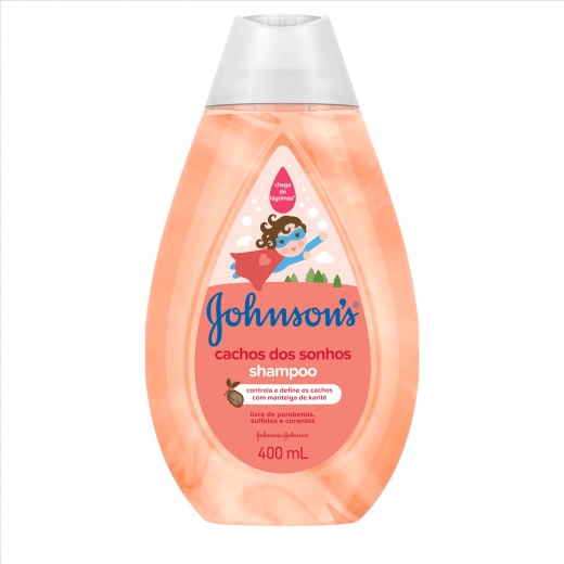 SHAMPOO INF J&J BABY 400ML CACHOS DOS SONHOS