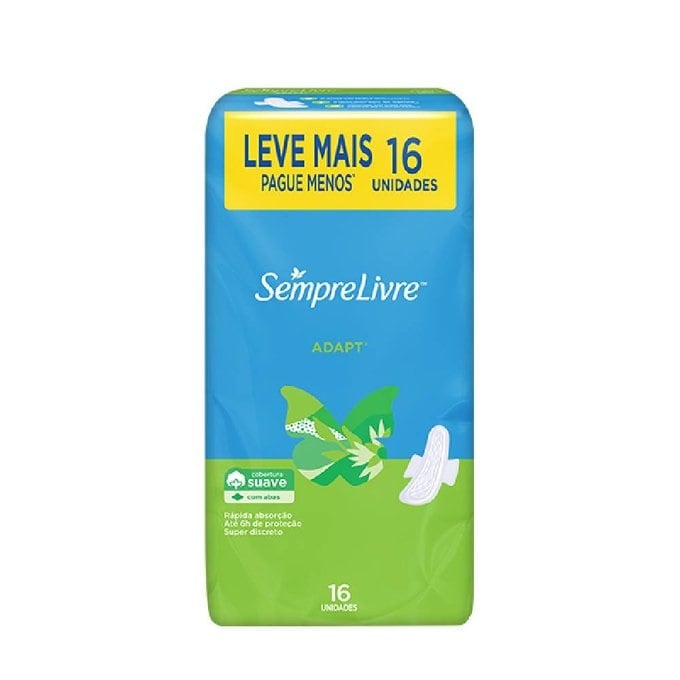 ABSORVENTE SEMPRE LIVRE LEV+P/-16 C/ABA ADAPT SUAVE
