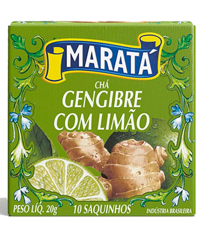 CHA MARATA C/10. GENGIBRE COM LIMAO
