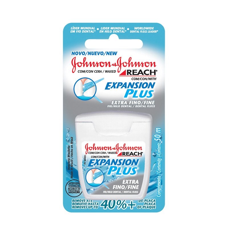 FIO DENTAL J&J REACH 50M EXTRA FINO 50M