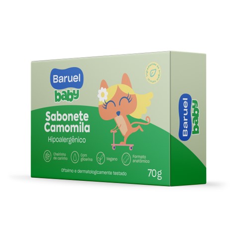 SABONETE BARUEL BABY 70G CAMOMILA