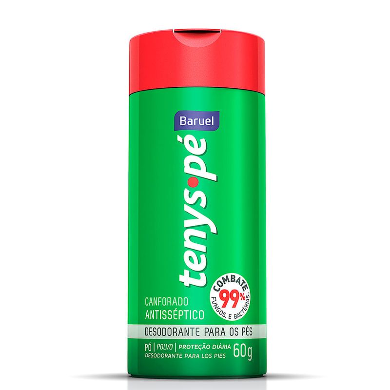 TALCO TENYS PE BARUEL 60G CANFORADO