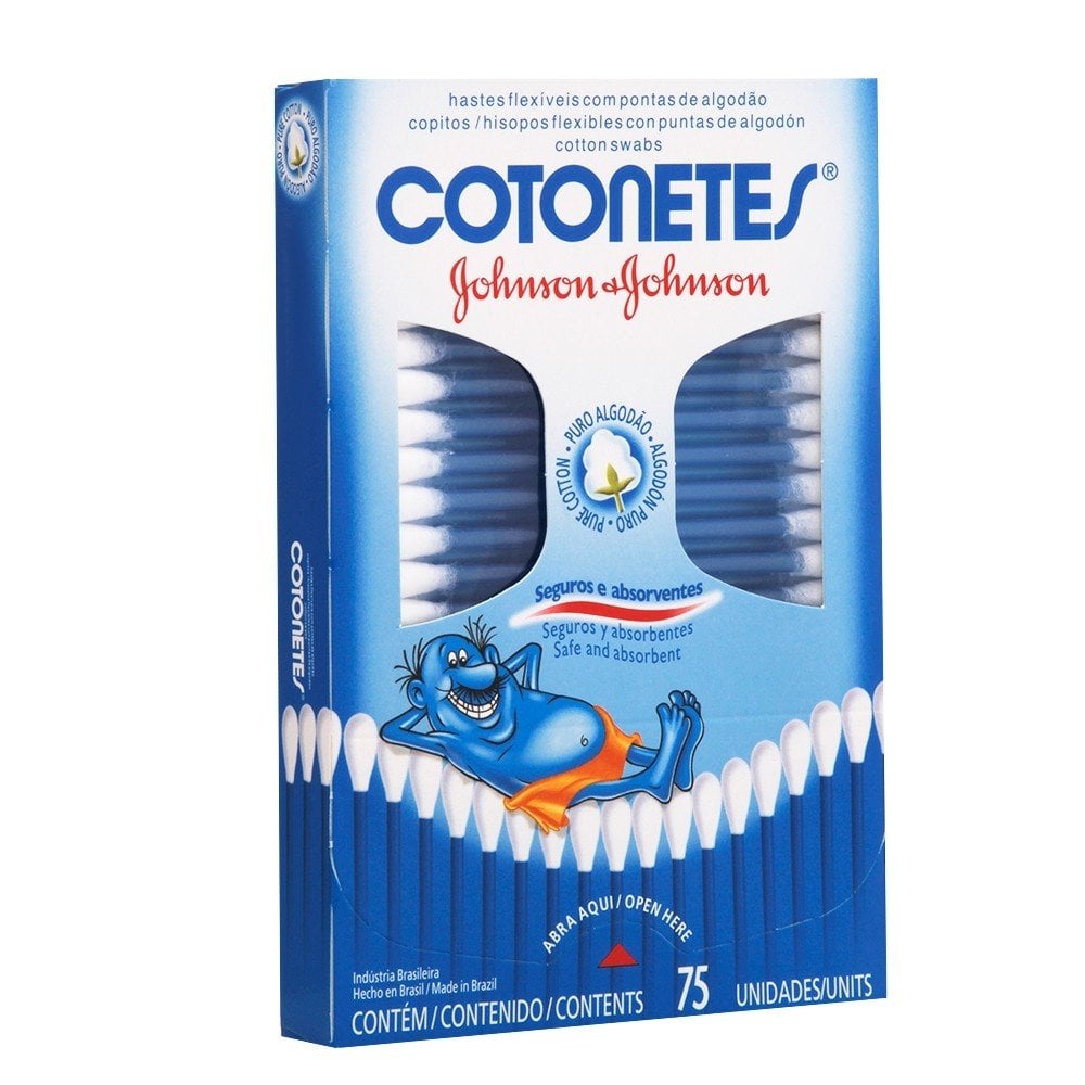 HASTES J&J COTONETES C/75 UN