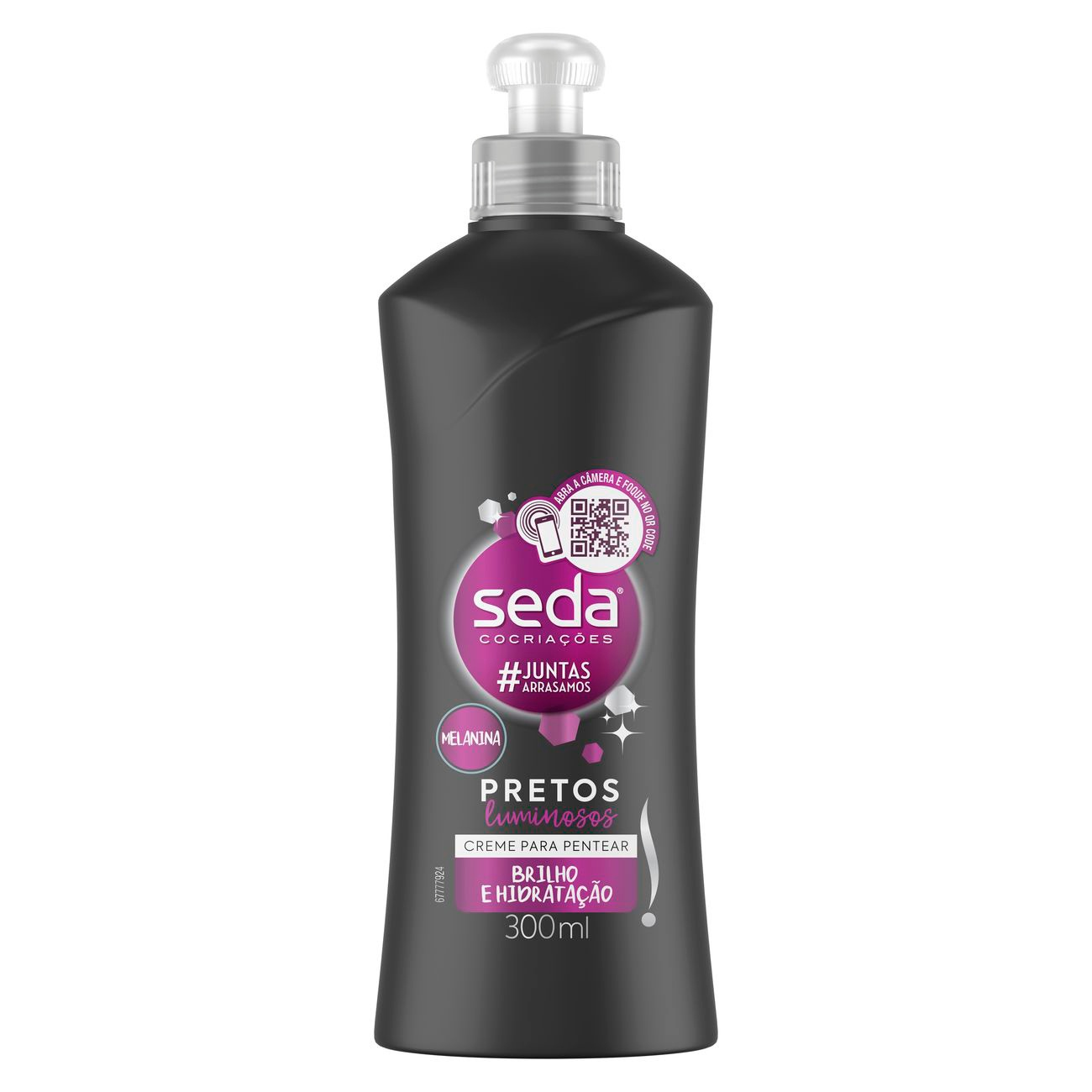 CREME DE PENTEAR SEDA 300ML PRETOS LUMINOSOS