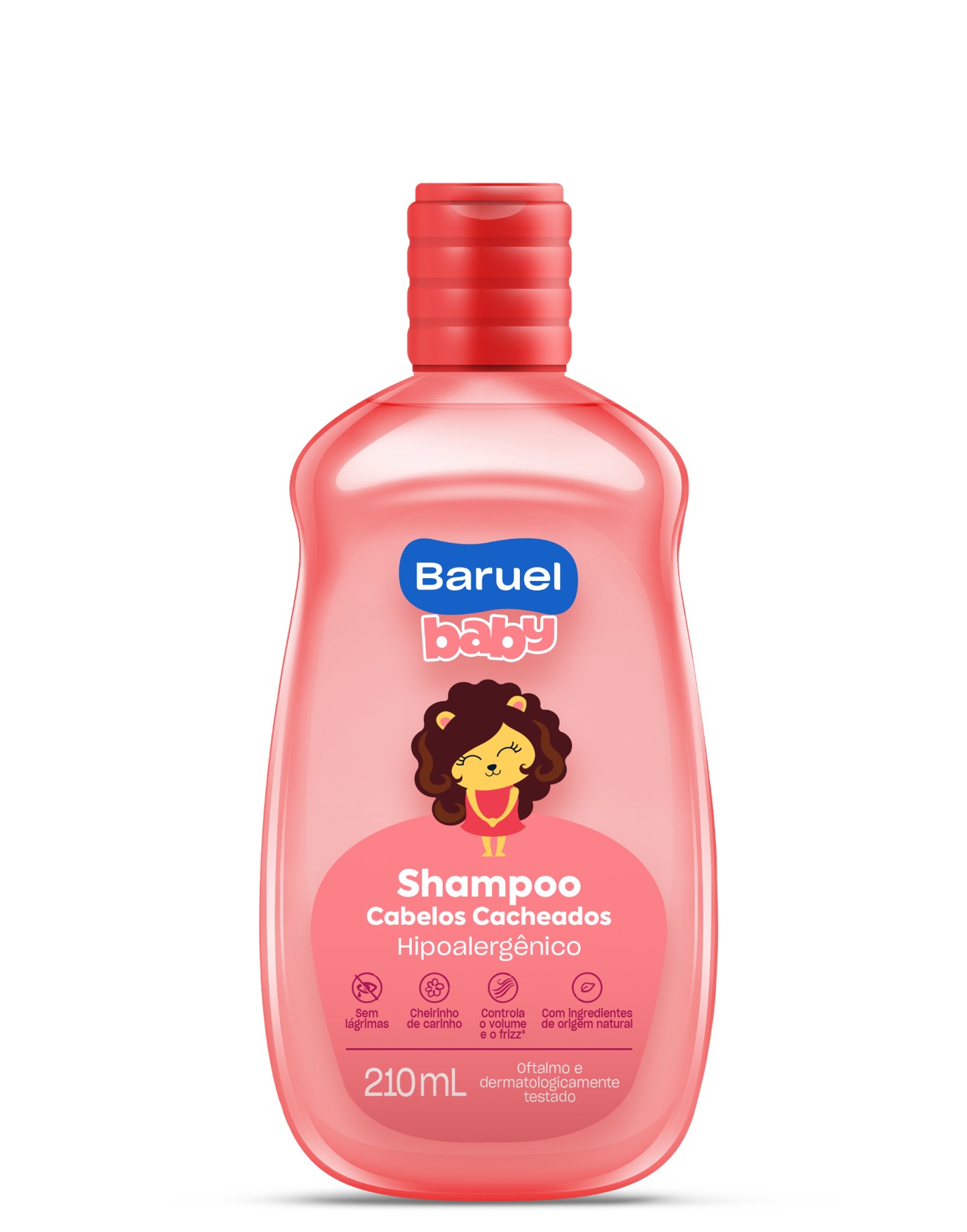 SHAMPOO INFANTIL TURMA DA XUXINHA 210ML CABELOS CACHEADOS