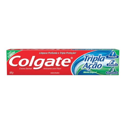 CREME DENTAL COLGATE TRIPLA ACAO 180G