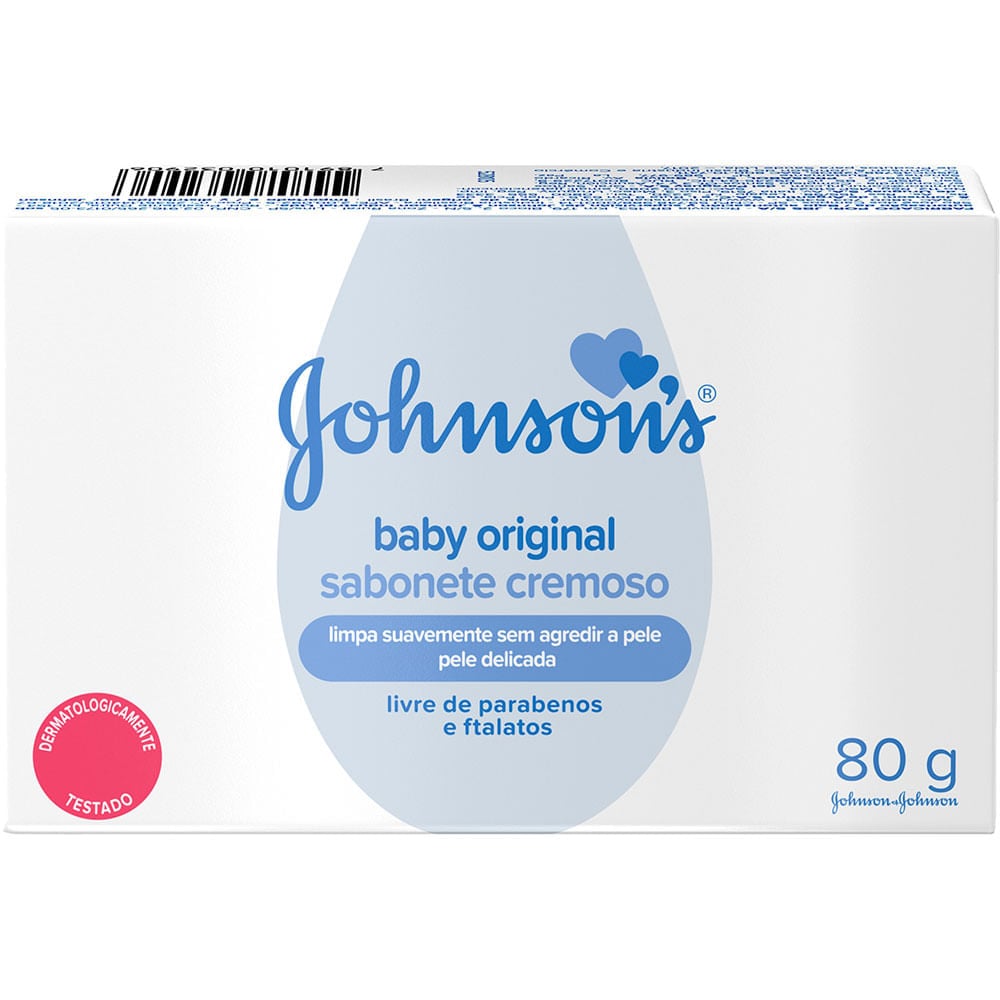 SABONETE INF J&J BABY 80G