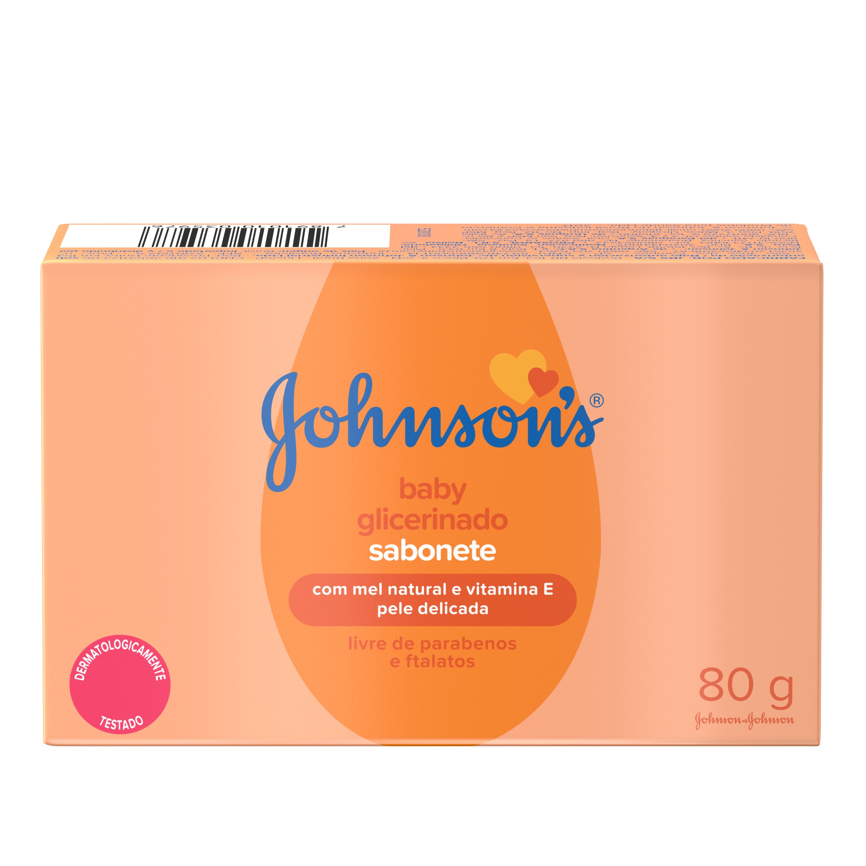 SABONETE INF J&J BABY 80G GLICERINADO