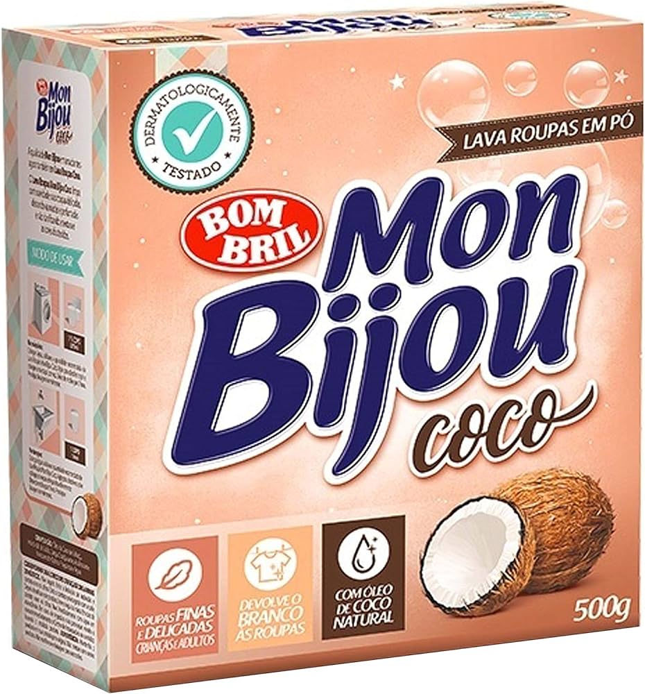 LAVA ROUPAS PO BOMBRIL M BIJOU 500G COCO