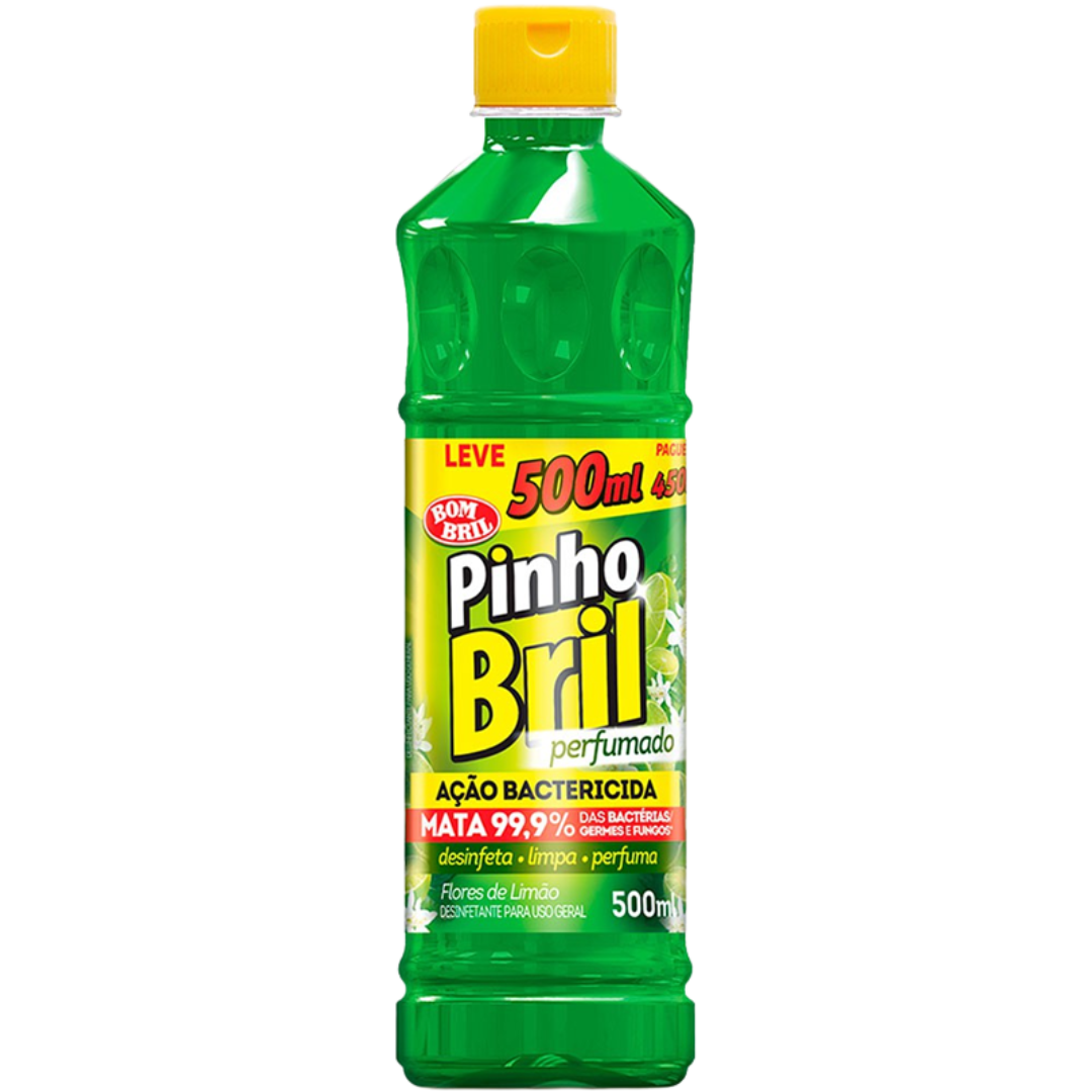 DESINFETANTE BOMBRIL PINHO BRIL L500P450 FOLH D LIMAO