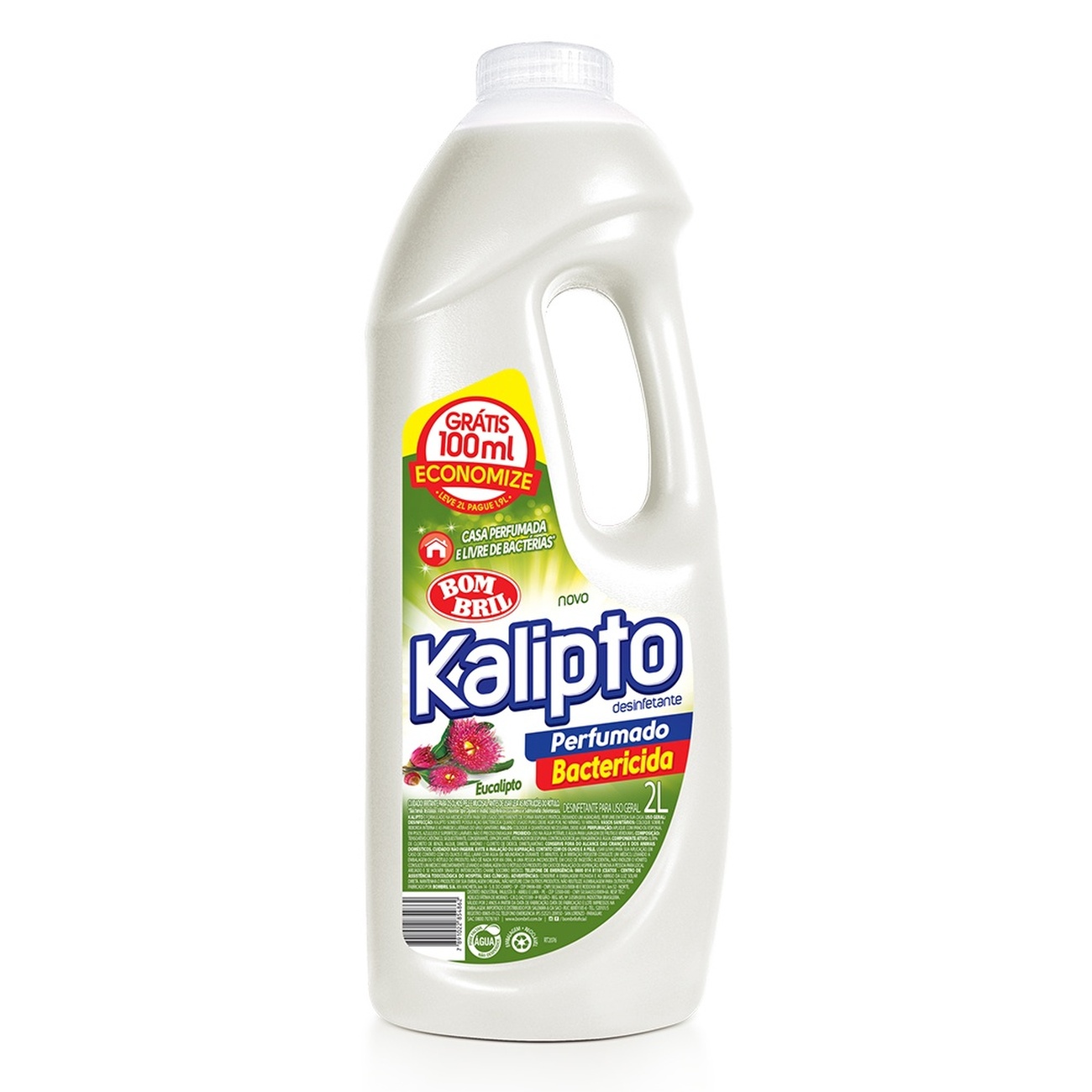 DESINFETANTE BOMBRIL KALIPTO L2 PG1,9 LT EUCALIPTO