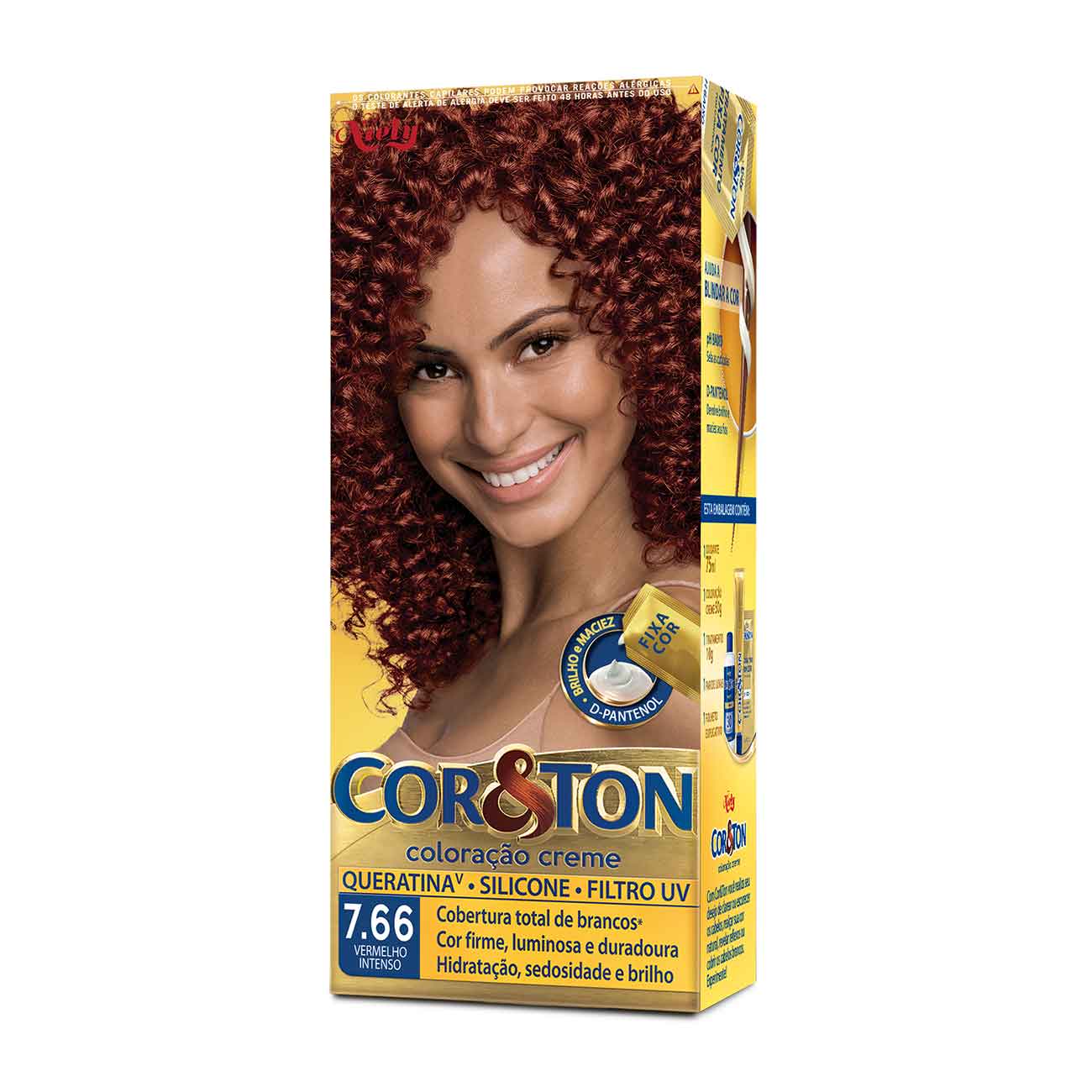 COLORACAO COR&TON MKIT 7.66 VERMELHO INTENSO 135G