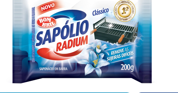 SAPOLIO RADIUM BOMBRIL PEDRA 200G CLASSICO