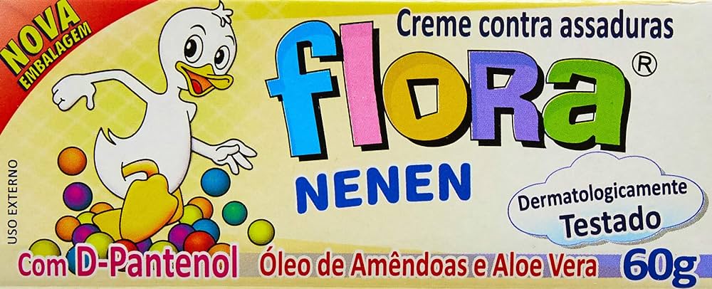 CREME INF P/ASSADURAS FLORA NENEM 60G