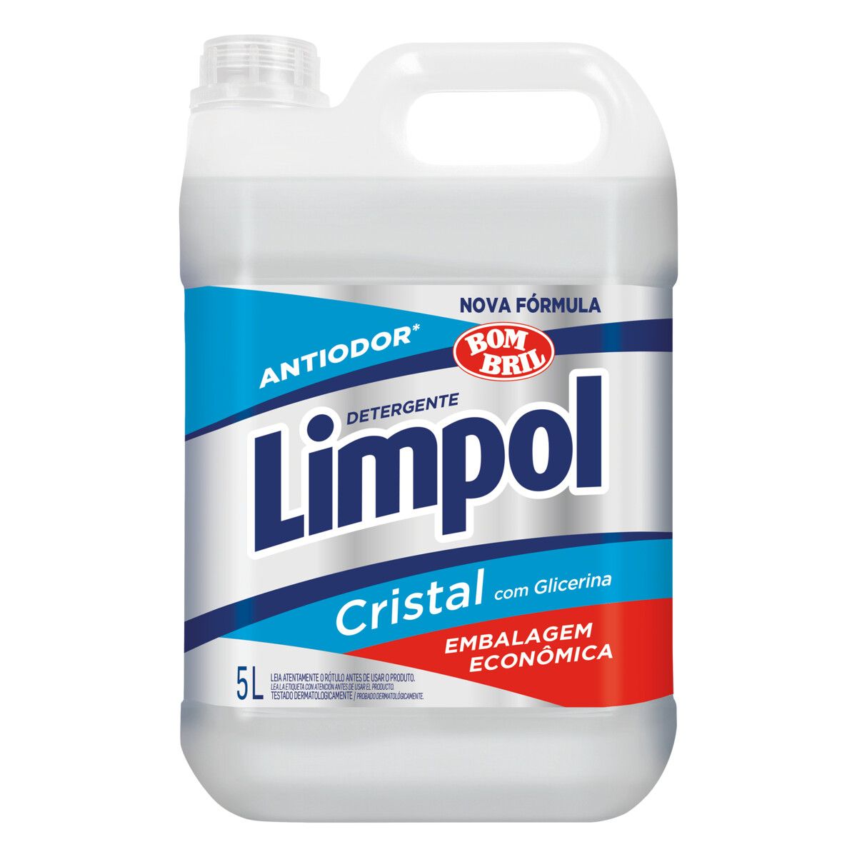 DETERGENTE LIQUIDO BOMBRIL LIMPOL 5L CRISTAL
