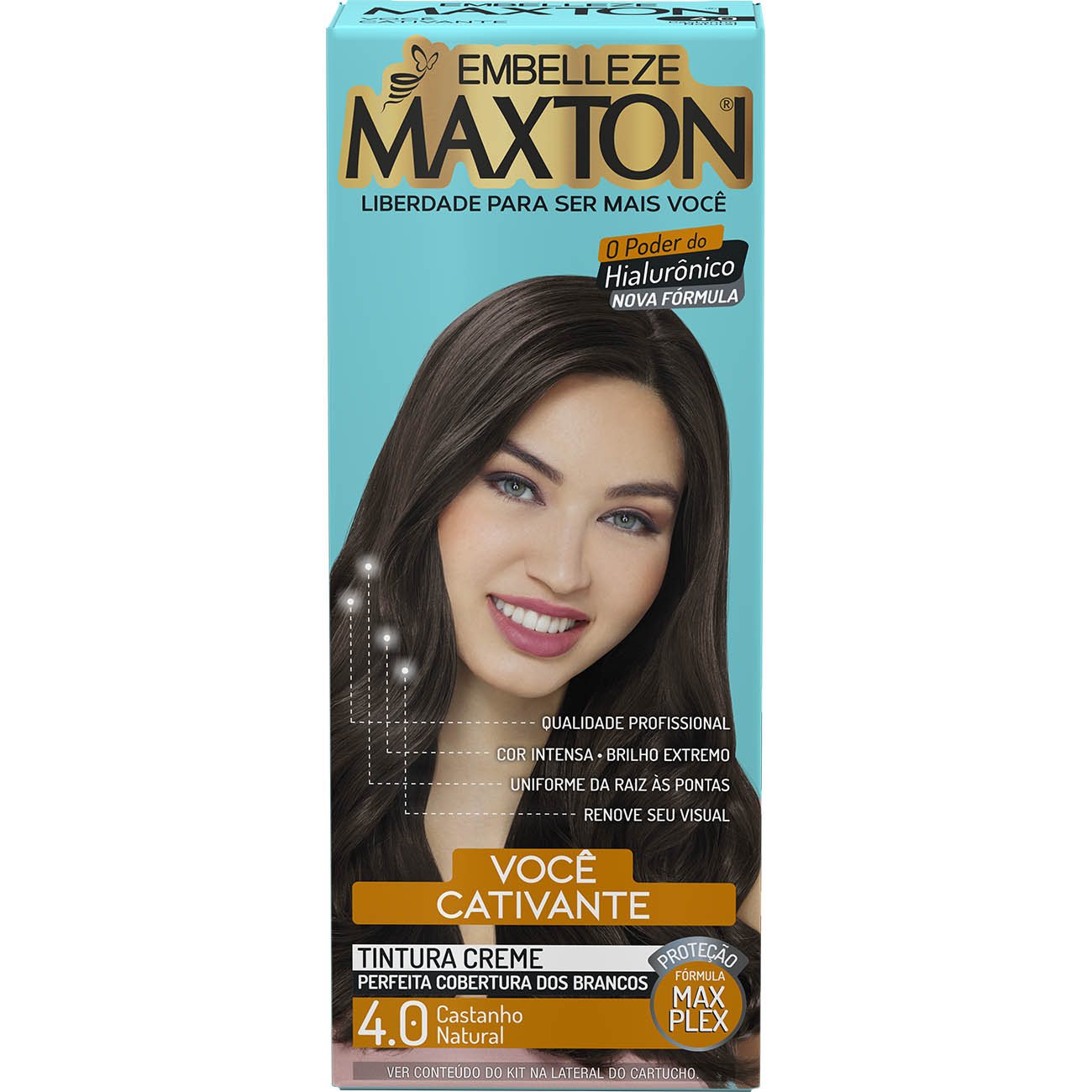 COLORACAO MAXTON KIT PRAT. 4.0 CAST. NATURAL PAIXAO