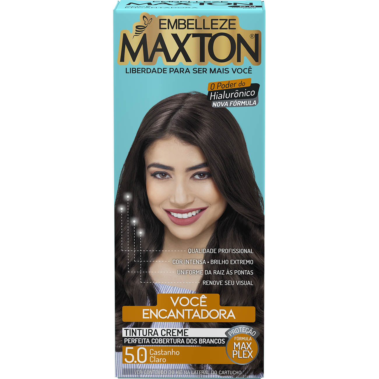 COLORACAO MAXTON KIT PRAT. 5.0 CASTANHO CLARO