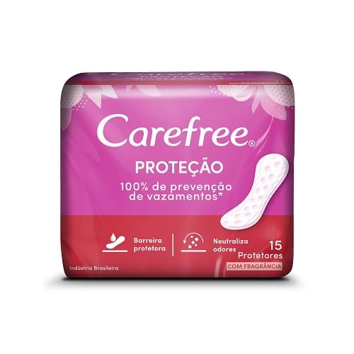 PROTETOR CAREFREE C/15 UN PROTECAO C/ PERFUME