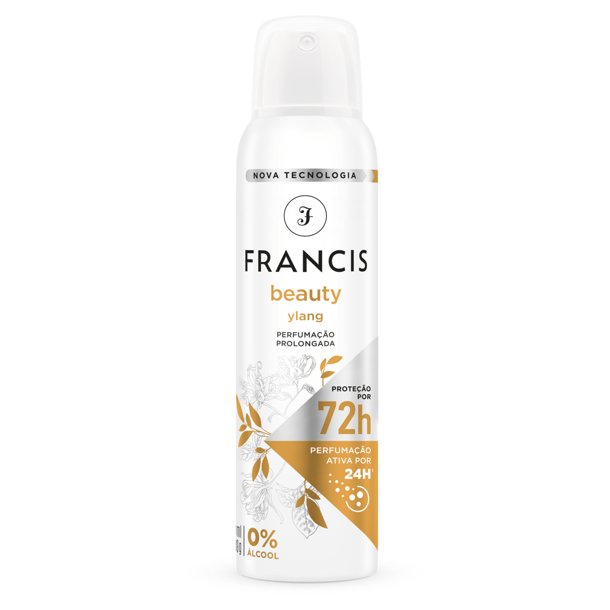 DESODORANTE AEROSOL FRANCIS 150ML YLANG - LARANJA
