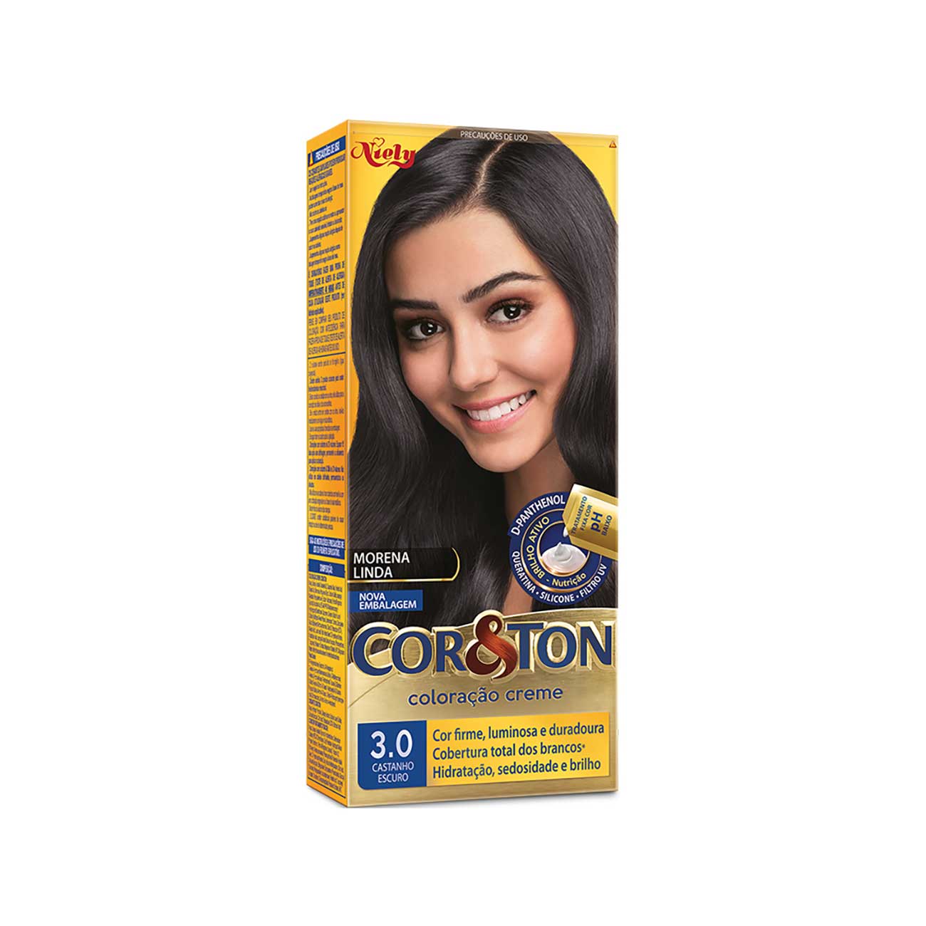 COLORACAO COR&TON MKIT 3.0 CASTANHO ESCURO 135G