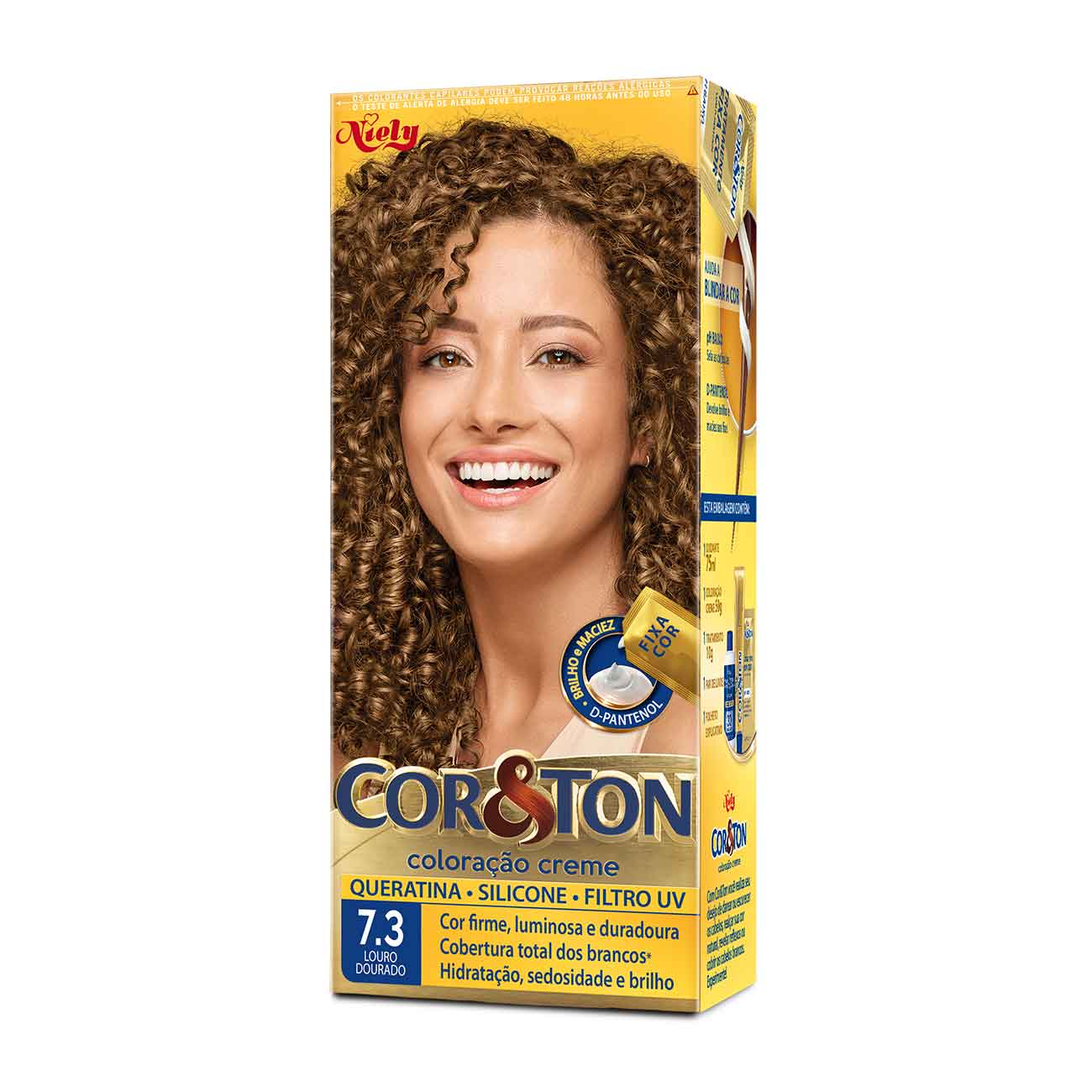 COLORACAO COR&TON MKIT 7.3 LOURO DOURADO 135G