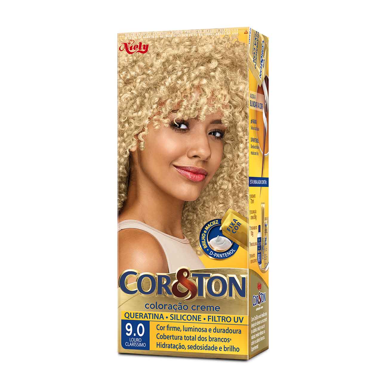 COLORACAO COR&TON MKIT 9.0 LOURO CLARISSIMO 135G