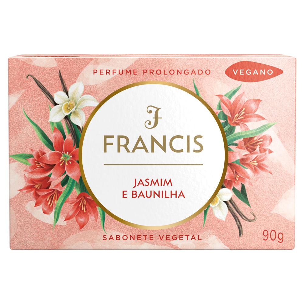 SABONETE FRANCIS CLASSICO 90G VERMELHO