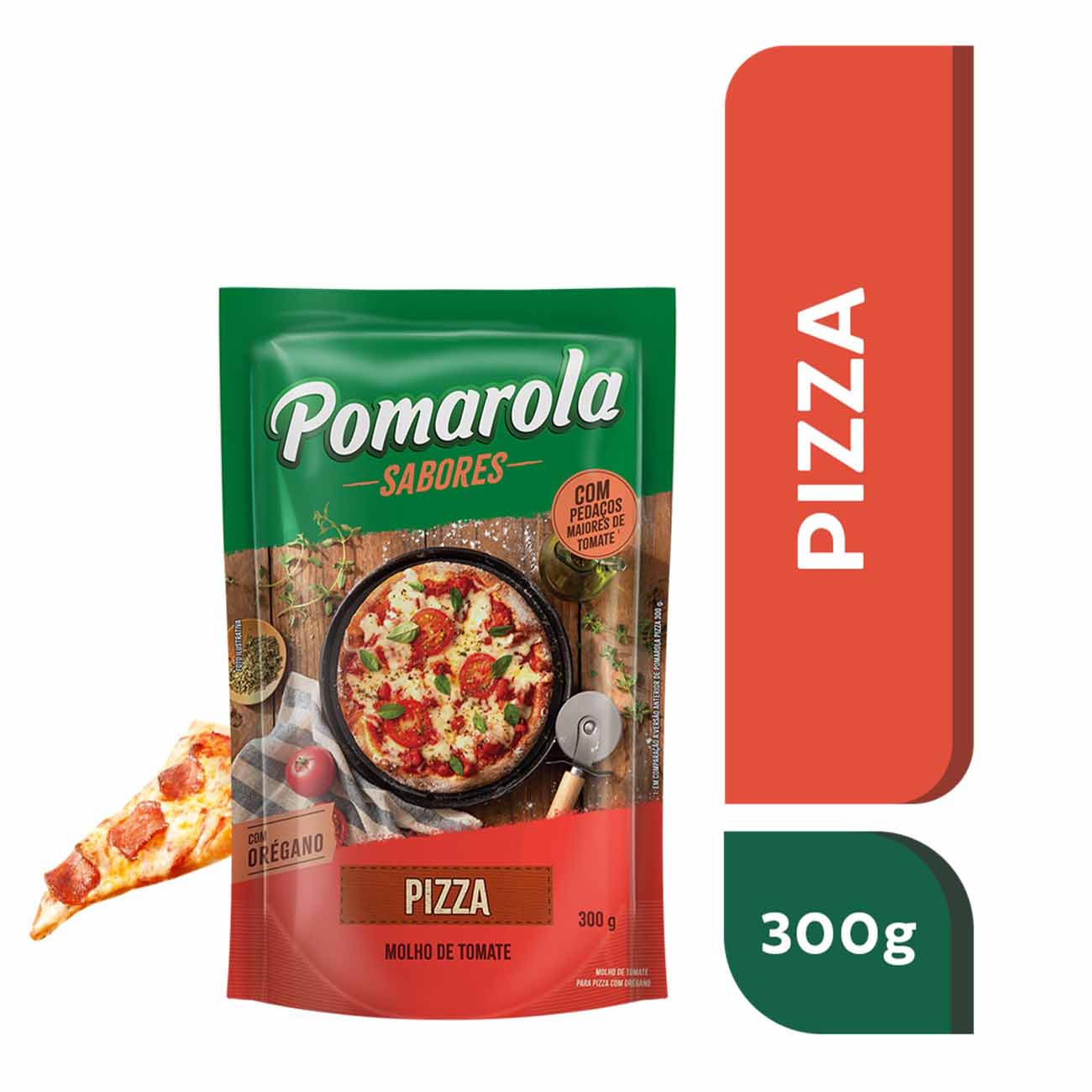 MOLHO TOMATE POMAROLA SACHET 300G PIZZA