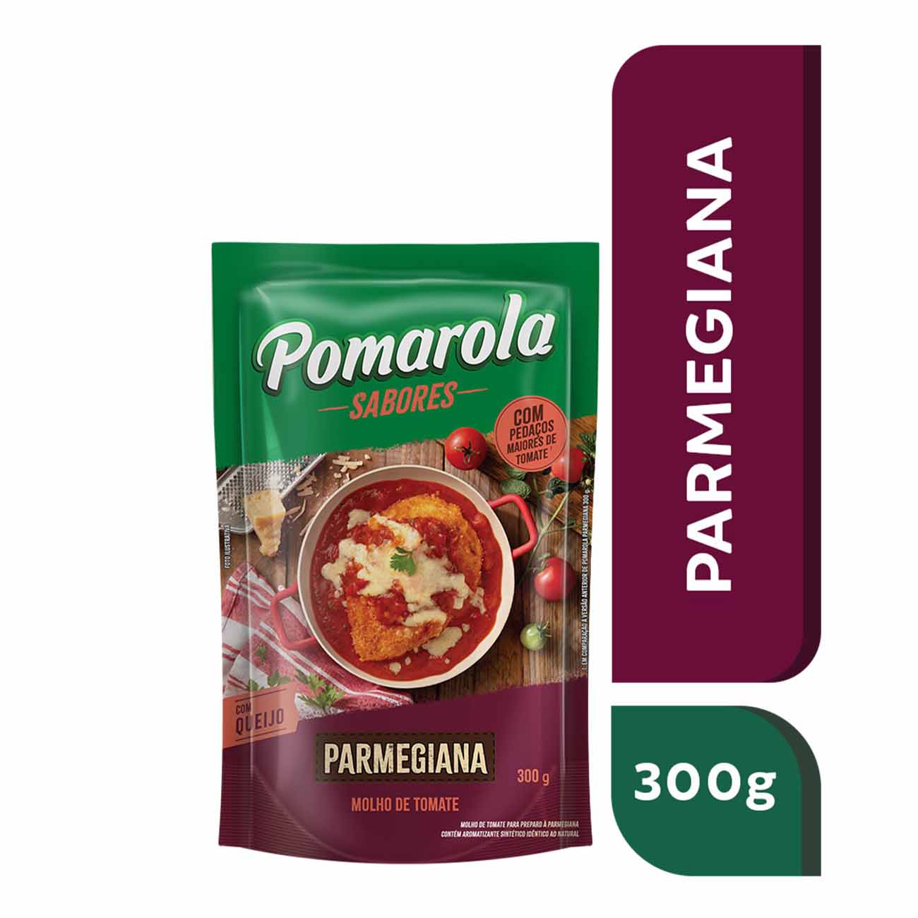 MOLHO TOMATE POMAROLA SACHET 300G PARMEGIANA
