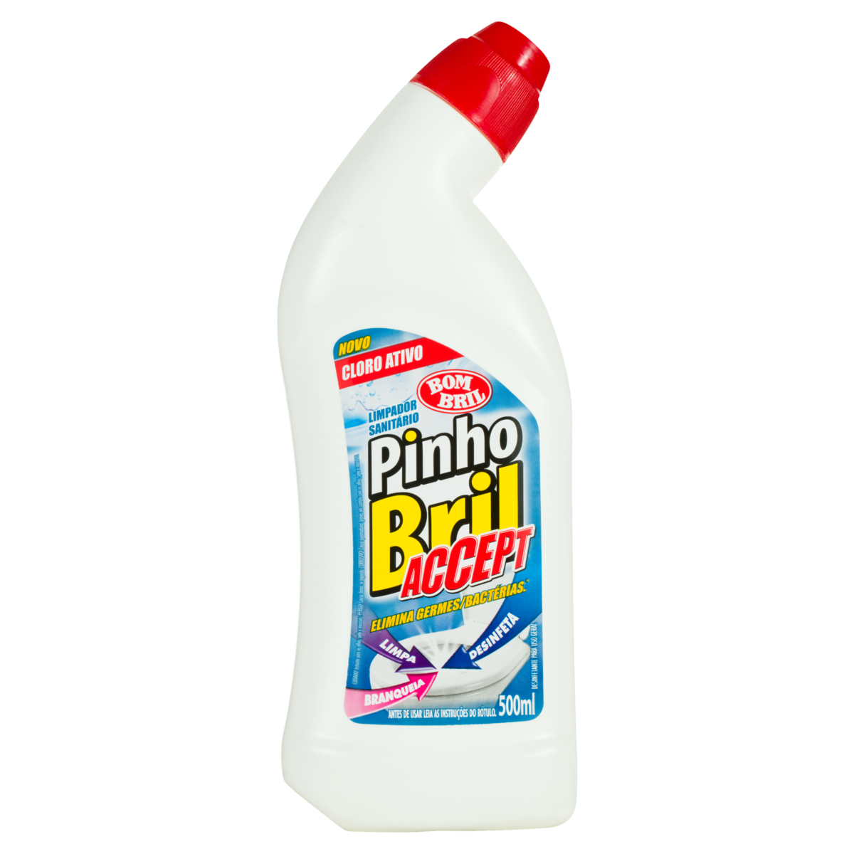 LIMPADOR SANIT PINHO BRIL ACCEPT 500ML CLORO ATIVO