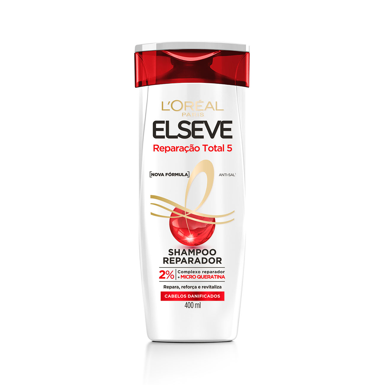 SHAMPOO ELSEVE 400ML REP. TOTAL 5