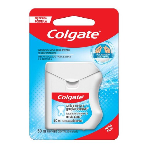 FIO DENTAL COLGATE ENCERADO 50M