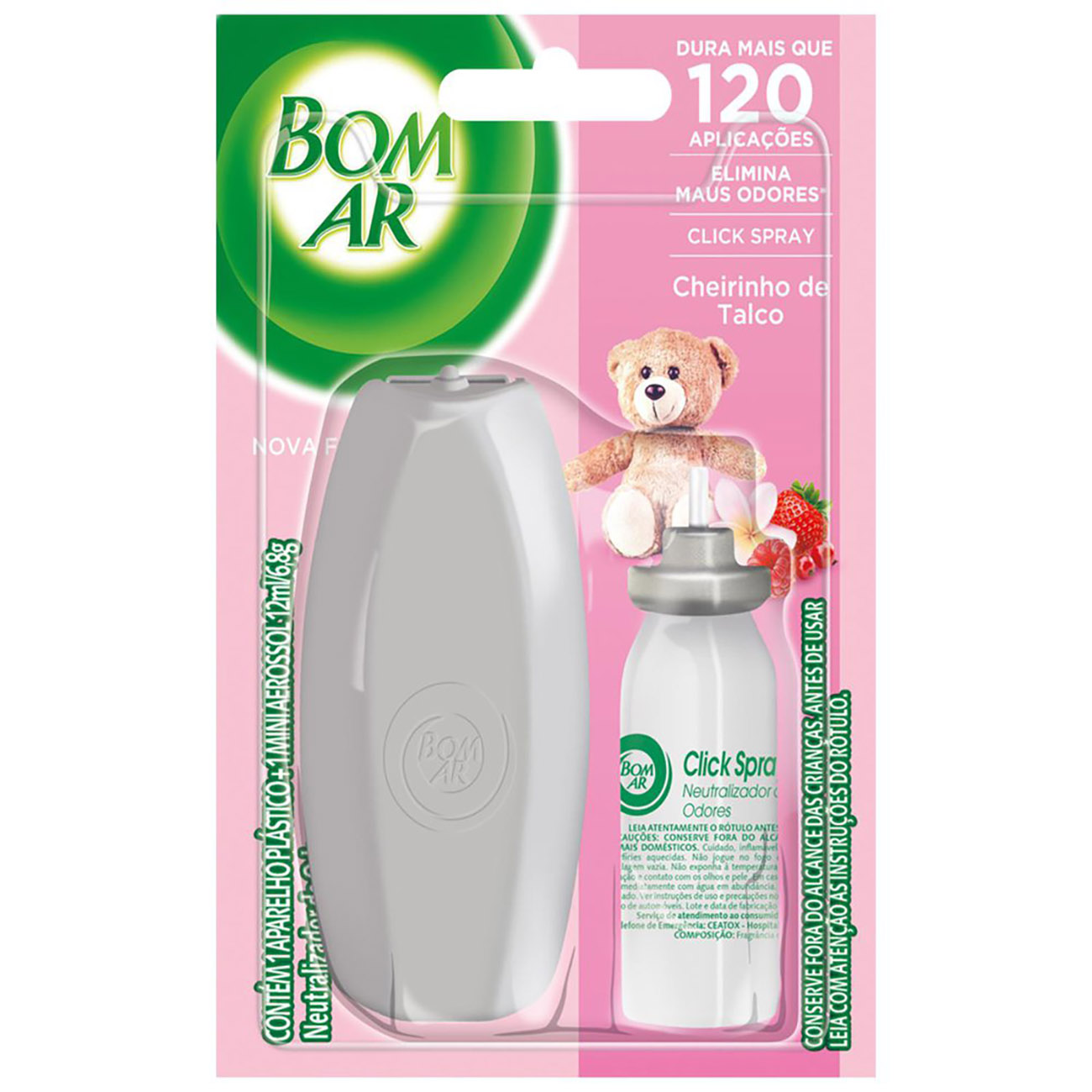 PURIFICADOR BOM AR CLICK SPRAY APAR 12 ML C.TALCO