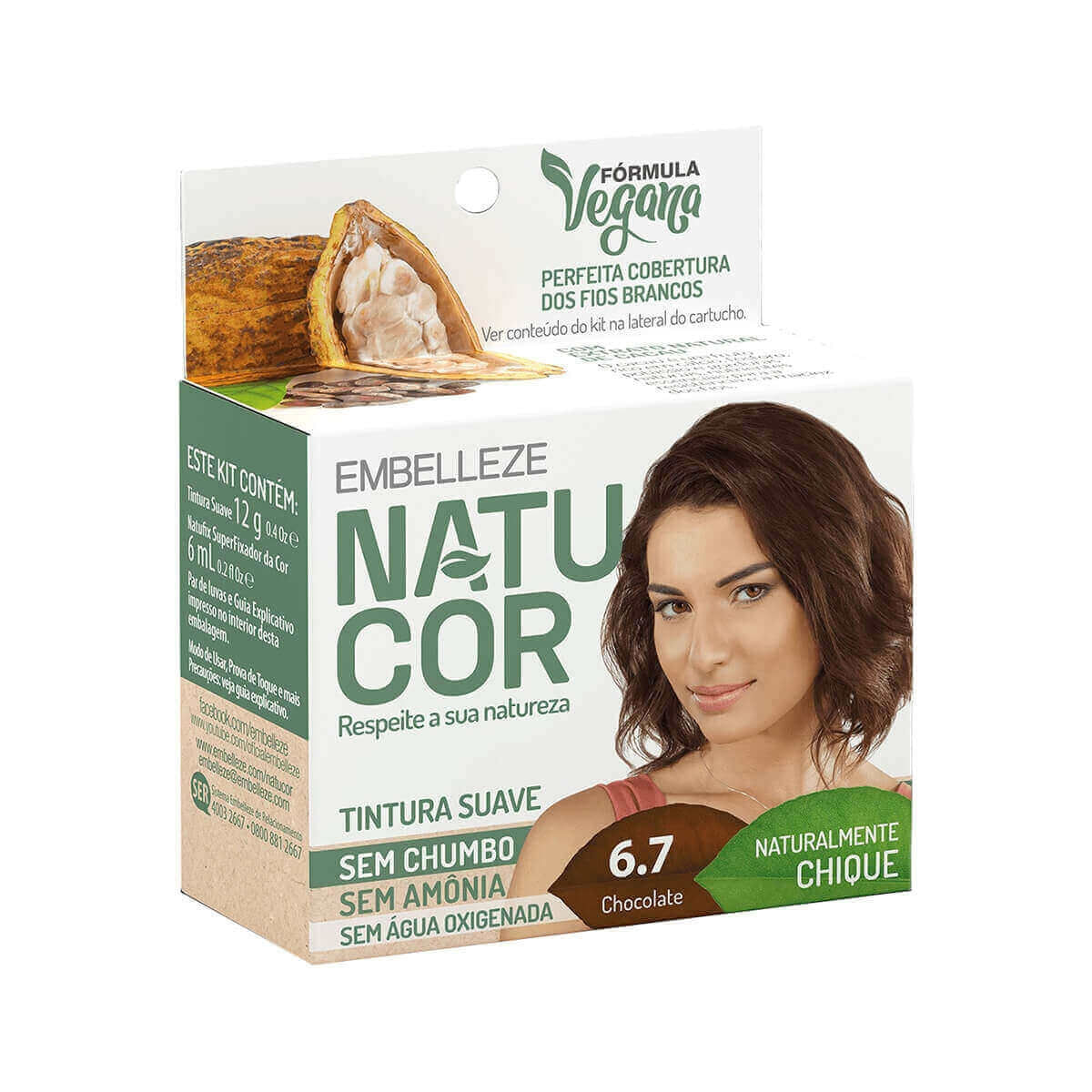 COLORACAO NATUCOR. 6.7 CHOCOLATE